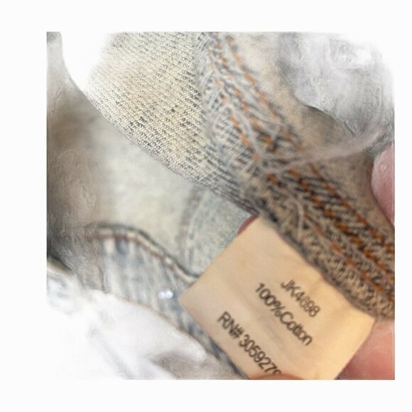 Thread & Supply Womens Gray  Denim Jean Vest - Picture 5 of 6